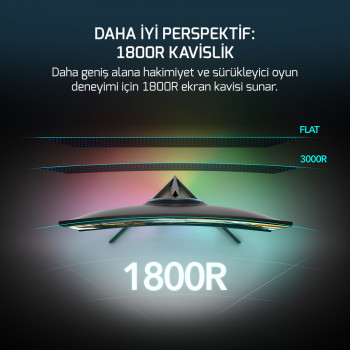 24 GAMEPOWER VIVID F10 CURVED 1MS 120Hz MONITOR