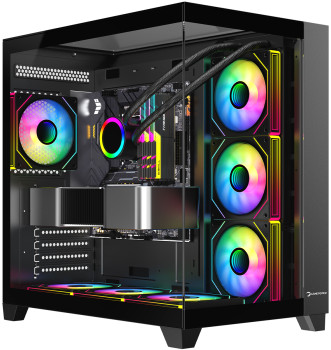 GAMEPOWER WARCRY TOPGLASS 4X ARGB FAN GAMING KASA 650W 