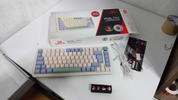 REDRAGON UCAL PRO K673CPG-RGB-PRO BEYAZ KL(OUTLET)